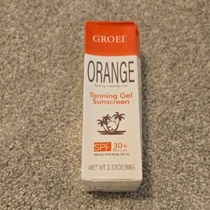 Groei Orange Tanning Gel Sunscreen SPF30+ 3.12oz